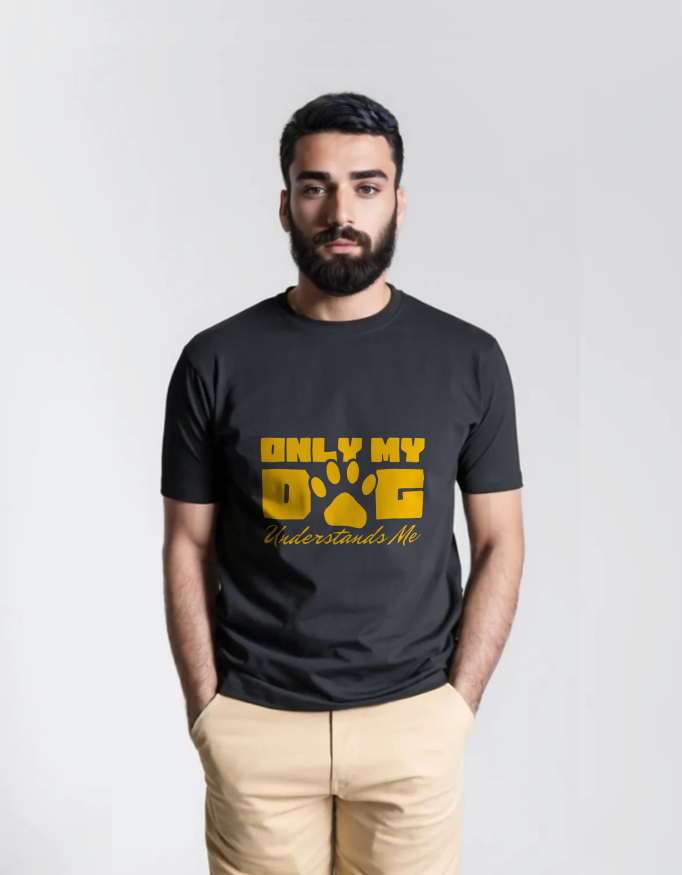 Only My Dog Understands Me - T-Shirt