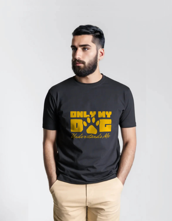 Only My Dog Understands Me - T-Shirt