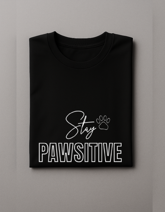 Stay Pawsitive - T-Shirt