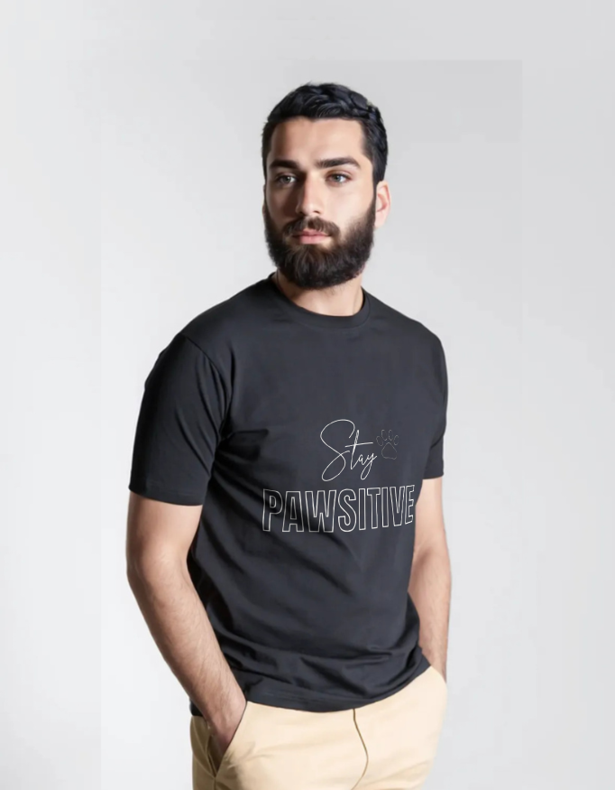 Stay Pawsitive - T-Shirt