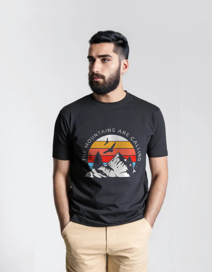 The Mountains Are Calling – Mountain T-shirt