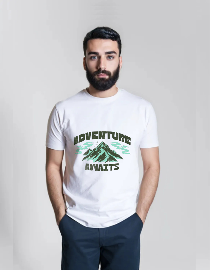 Adventure Awaits – Green Mountain T-shirt