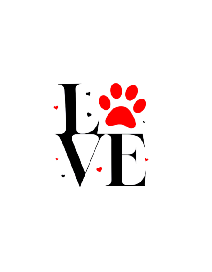 Love Paw Print T-Shirt