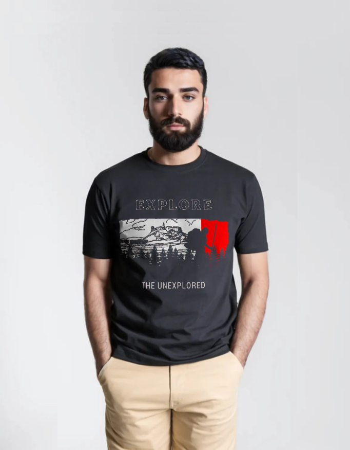Explore The Unexplored – Adventure T-shirt