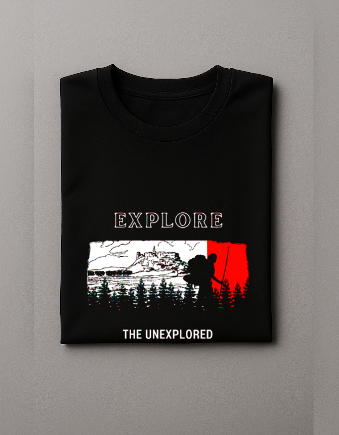 Explore The Unexplored – Adventure T-shirt