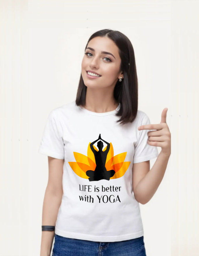 Life Is Better with Yoga T-Shirt