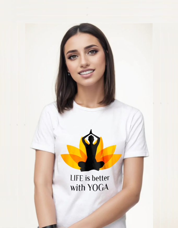 Life Is Better with Yoga T-Shirt