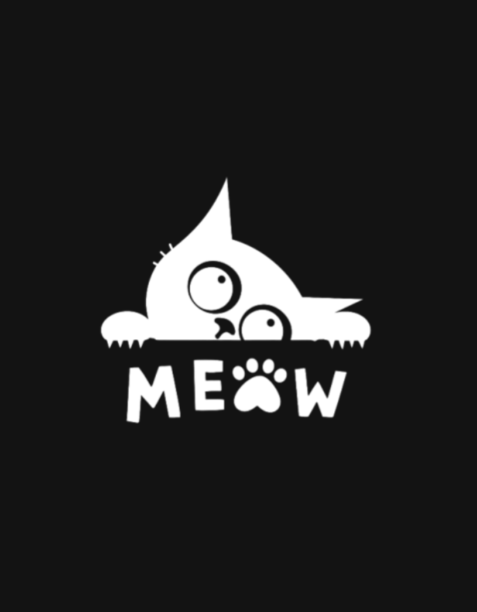 MEOW - Cat T-Shirt