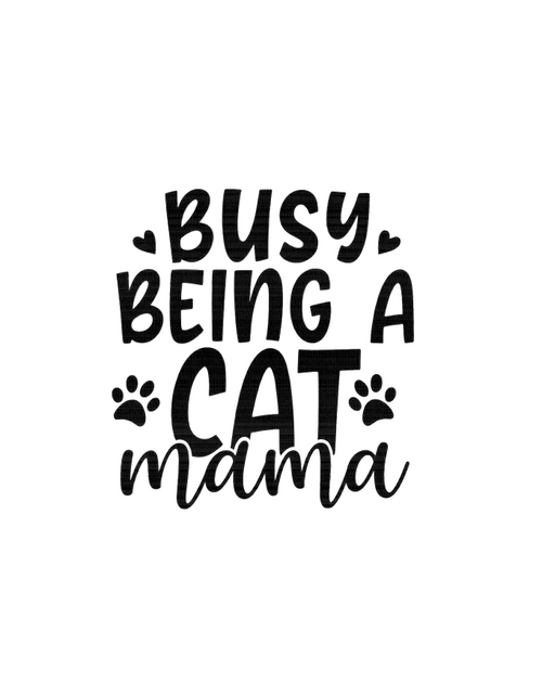Busy Being a Cat Mama T-Shirt – Cat Tee for Proud Cat Mama