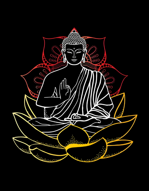 Buddha Lotus T-Shirt