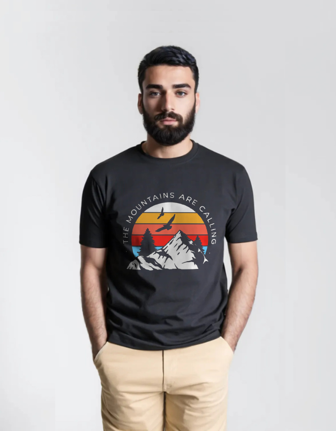The Mountains Are Calling – Mountain T-shirt