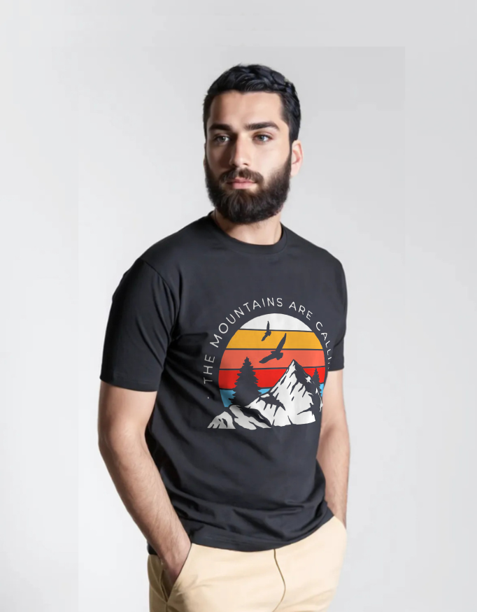 The Mountains Are Calling – Mountain T-shirt