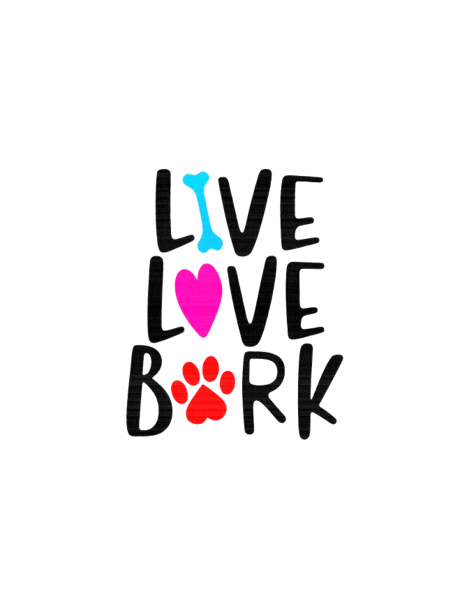 Live Love Bark – Dog Lovers T-Shirt