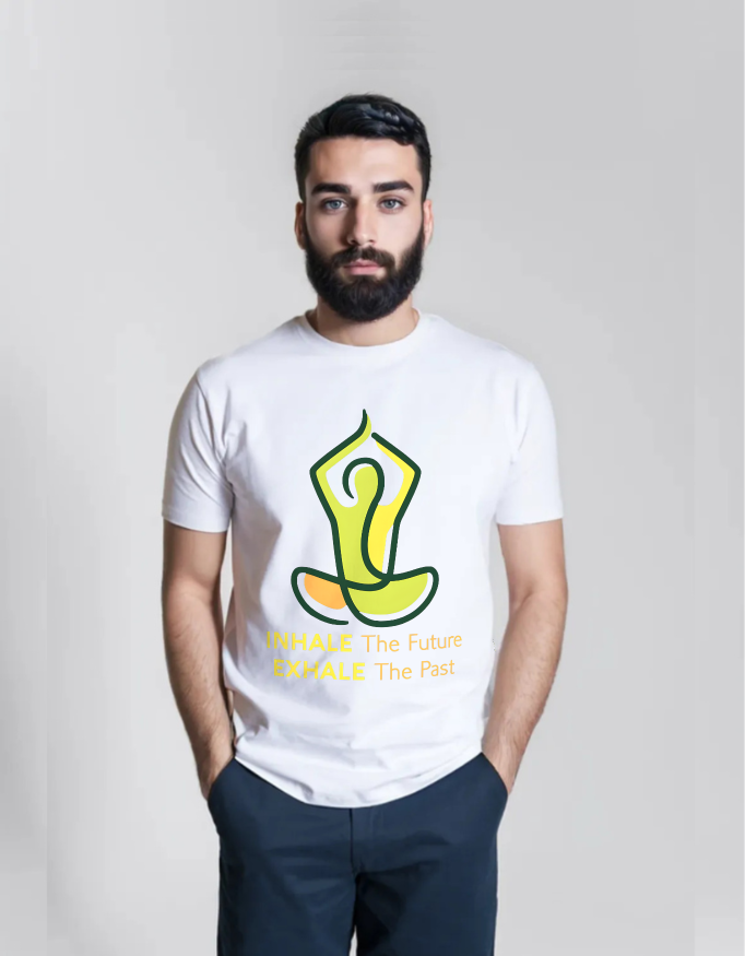 Inhale The Future Exhale - Yoga T-Shirt