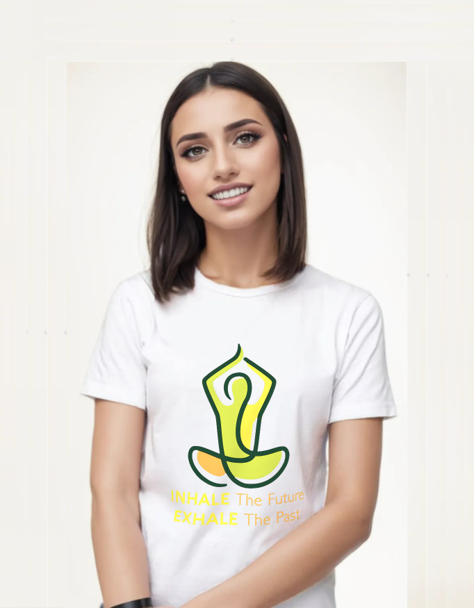Inhale The Future Exhale - Yoga T-Shirt