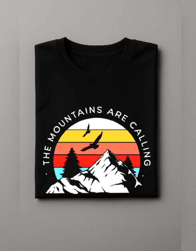 The Mountains Are Calling – Mountain T-shirt