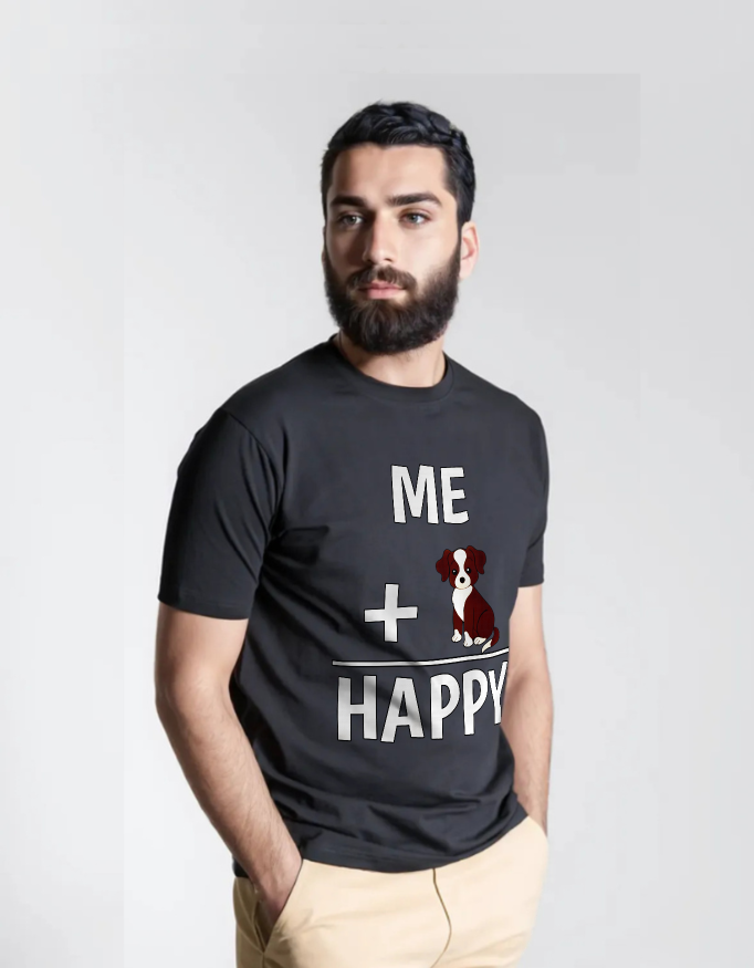 Me + Dog = Happy T-Shirt – Dog Lovers Tee