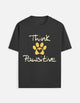 Think Pawsitive T-Shirt – Pet Lovers Tee